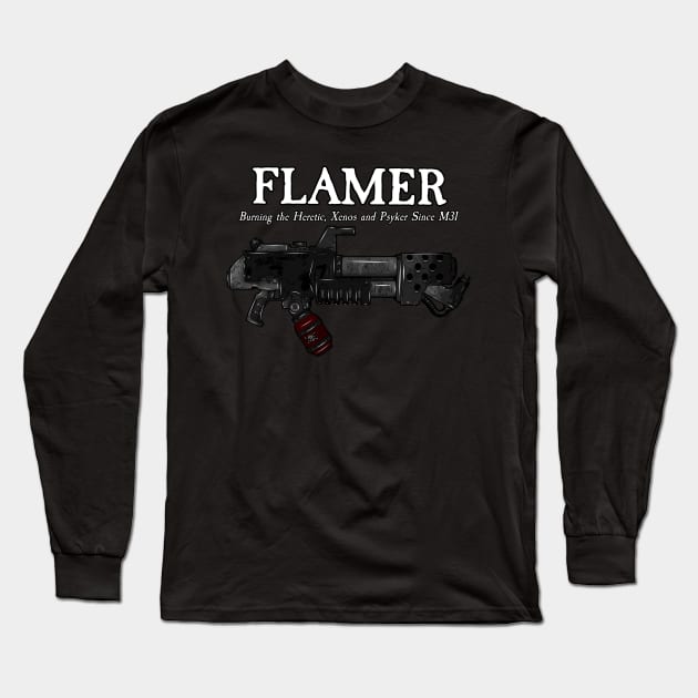 Flamer Long Sleeve T-Shirt by SimonBreeze